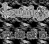 Lemmings (Japan) Title Screen